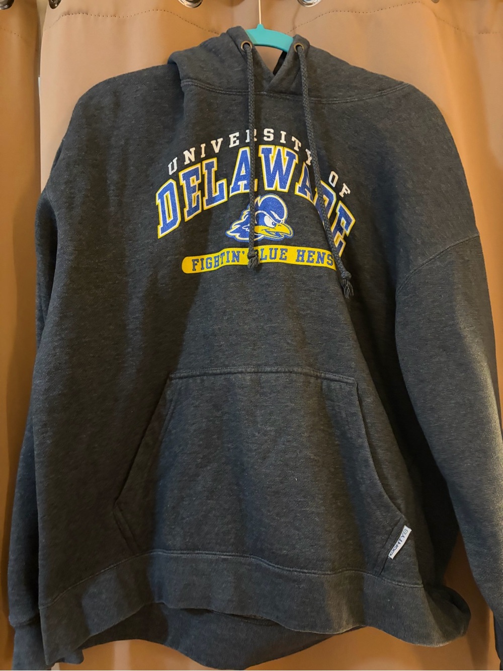 University of Delaware Dark Gray Hoodie| size medium